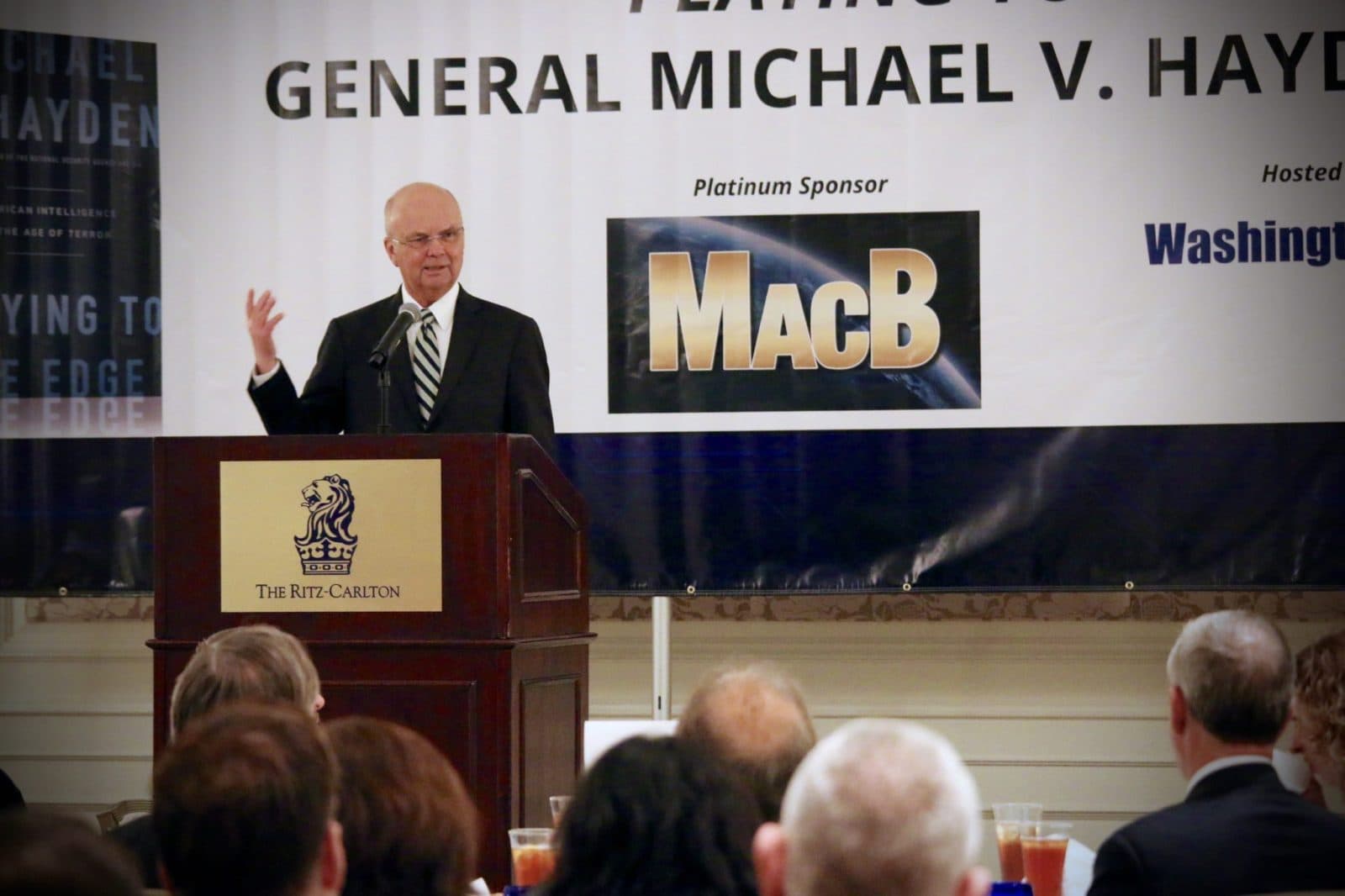 Photo of General Michael V Hayden at a WashingtonExec Event