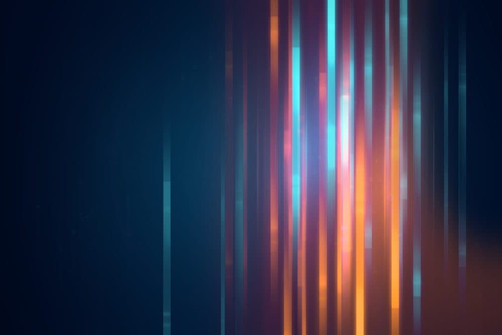 blue geometric abstract technology and science background