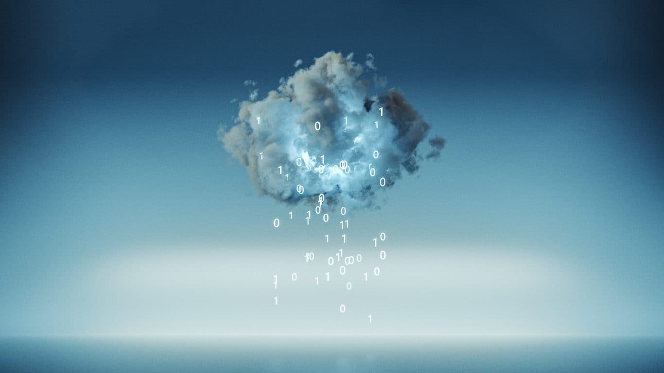 Cloud computing with raining machine code.