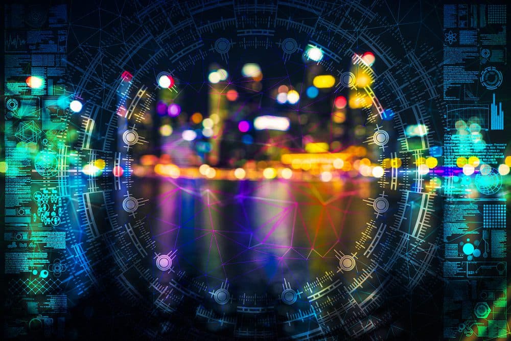 AI city defocused idea singapore