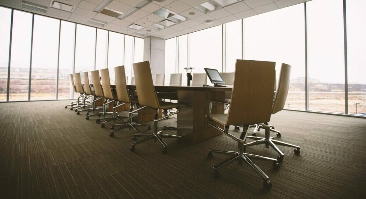 Board room for executives