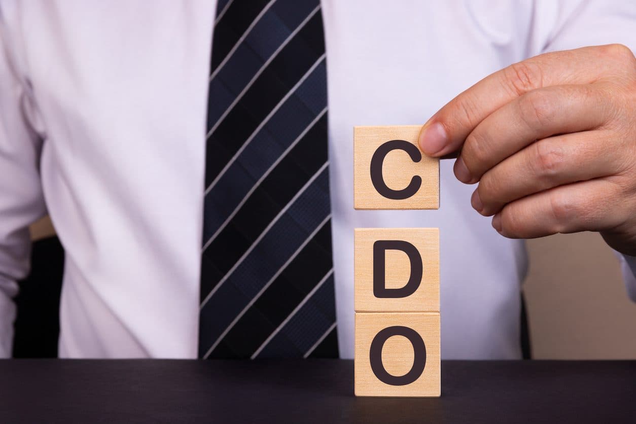 Business Acronym CDO Collateralized debt obligation. Conceptual image. I