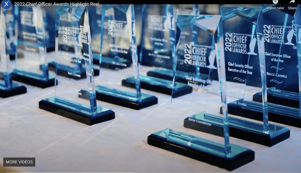 2022 Chief Officer Awards Screenshot