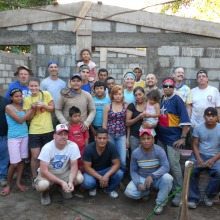 Volunteers from the 2014 DC IT group on the job site in Nicaragua. Photo from 