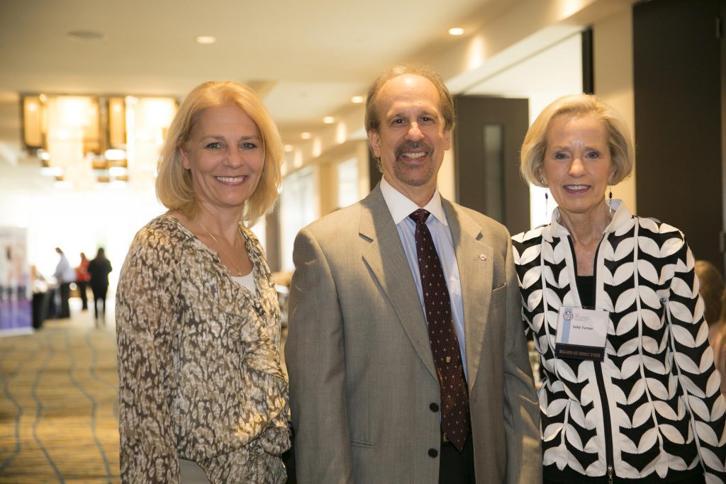From left: Marijo Ahlgrimm, CFO American Institutes for Research; Greg Baroni, CEO Attain; and Sally Turner, President of The Women's Center Board of Directors