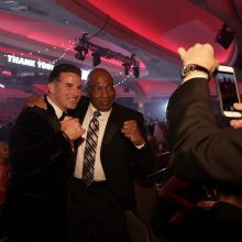 Kevin Plank at event with boxing legend Earnie Shavers