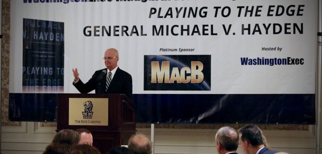 Photo of General Michael V Hayden at a WashingtonExec Event