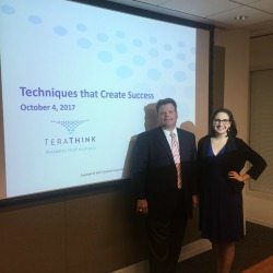 Rising Stars of GovCon Chairperson Lisa Shea Mundt (AOC Key Solutions), and Rick Dansey (Terathink)
