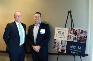 Steve Woolwine, AECOM, and Gordon Foster, ASRC Federal