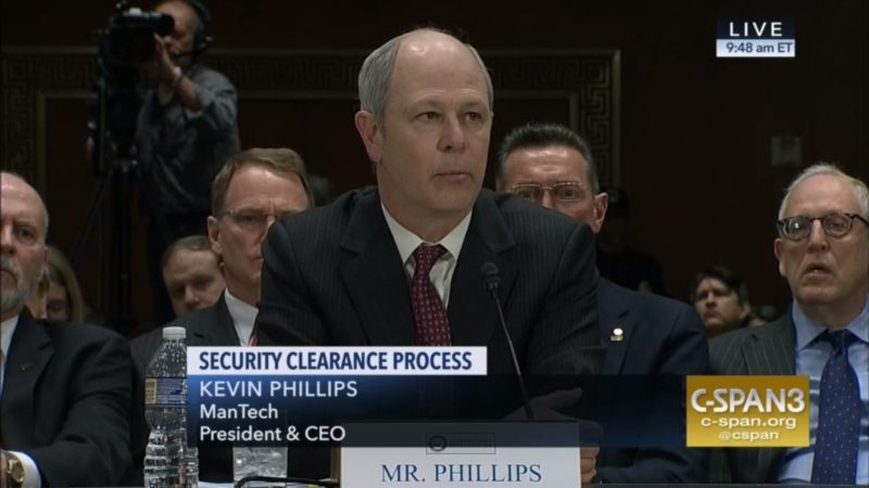 ManTech's Kevin Phillips Testifies Before Senate on Security Clearance ...