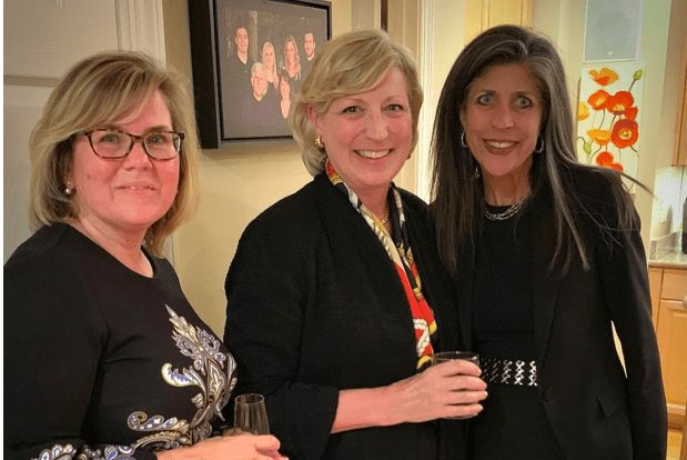The B2B Project CEO Jane-Scott Cantus (middle) with Guidehouse CFO and B2B Member Debbie Ricci and Baird Managing Director, B2B Member and Founding Sponsor Jean Stack.